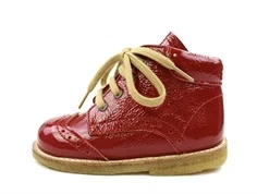 Angulus mørk rød lak begyndersko